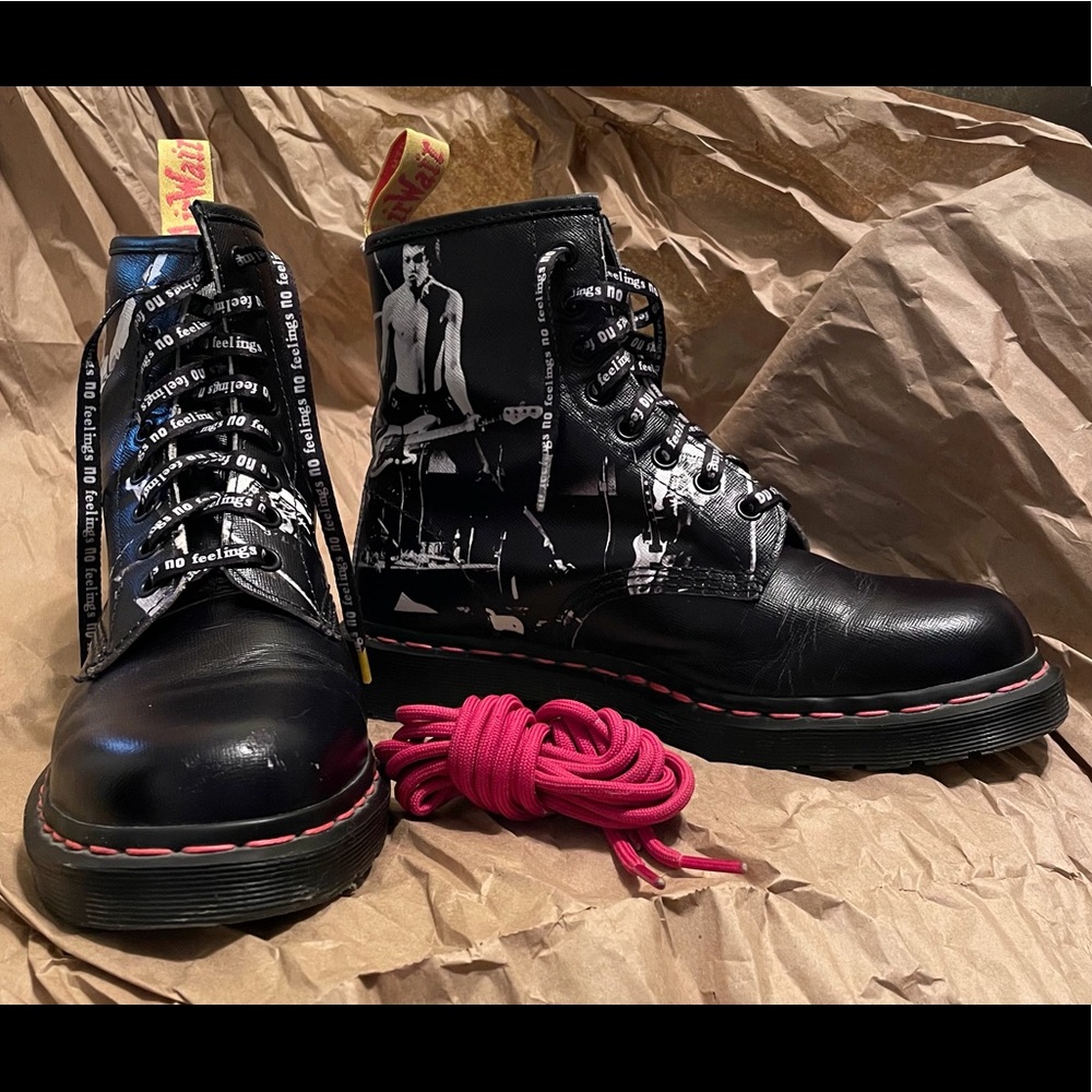 Dr. Martens 1460 Sex Pistols 8 eye leather boots